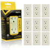 Faith Self-Test 20A TR GFCI Outlet Receptacle, Light Almond, PK 10 GLS-20ATR-LA-10